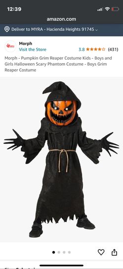Evil pumpkin, monster costume size large
