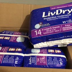 LivDry Protective Underwear Men Women XL