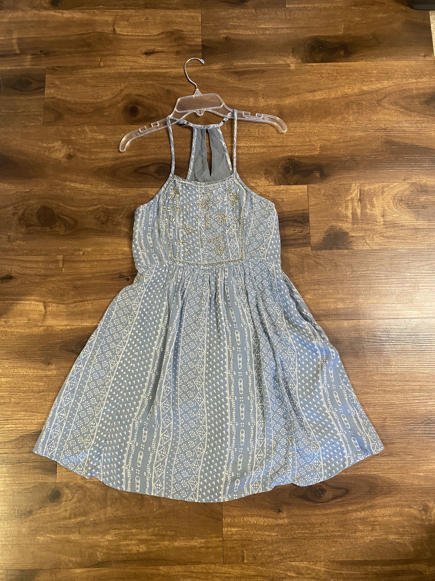 Brand new Womans Hollister brand light blue dress up for sale
