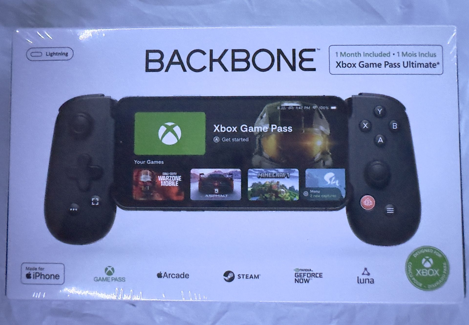 XBOX BACKBONE (LIGHTNING)
