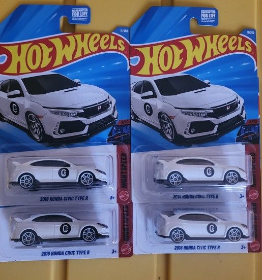 Hot Wheels 2018 Honda Civic Type R