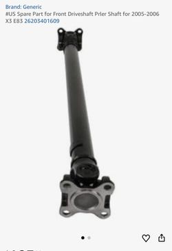 Front Driveshaft Propeller Shaft BMW X3 E83 2005-2006