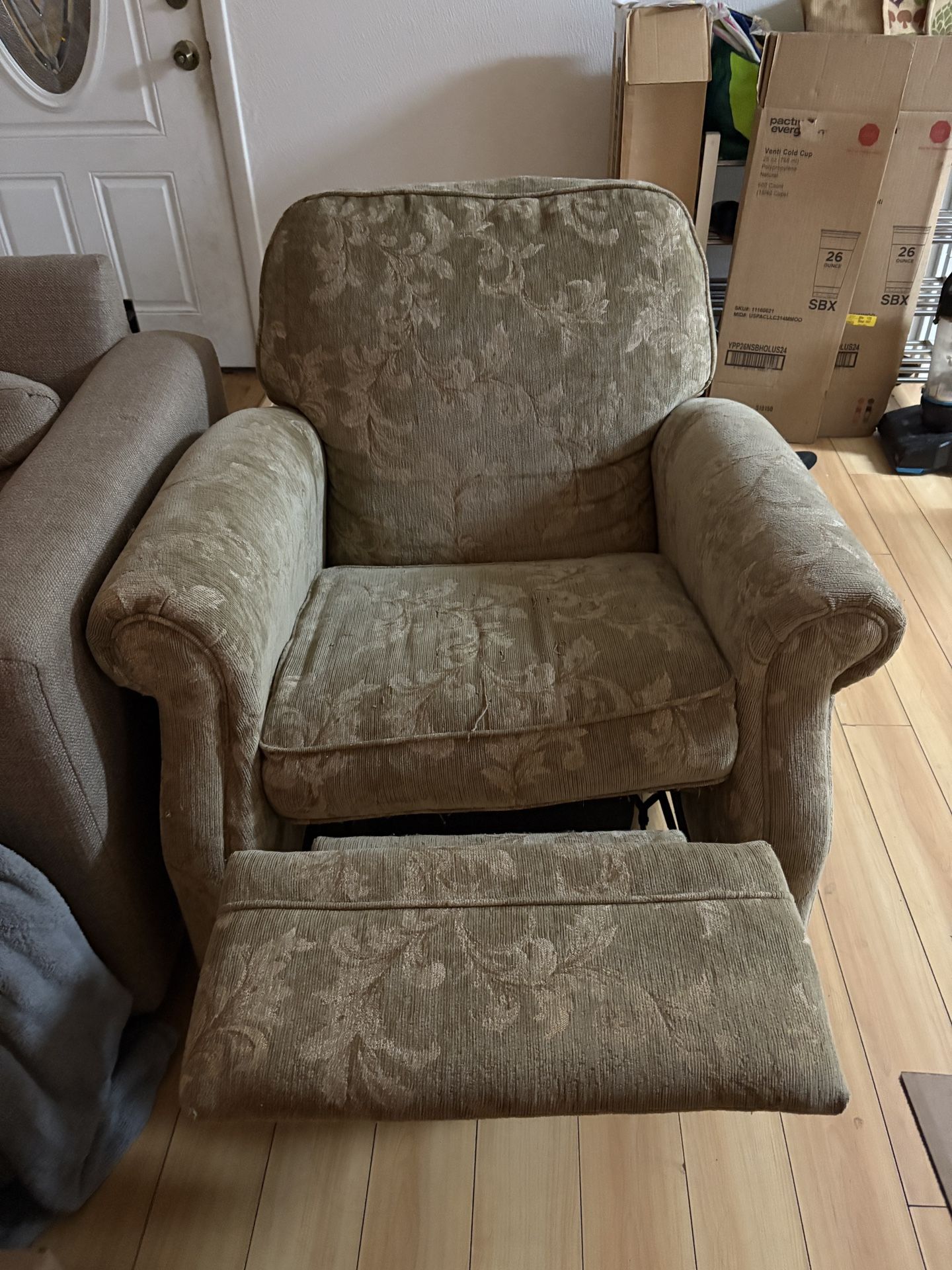 Used Recliner Beige
