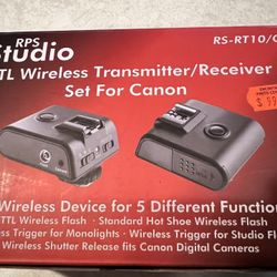Wireless Transmitter//Receiver Set For Cannon