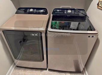 Samsung washer and dryer