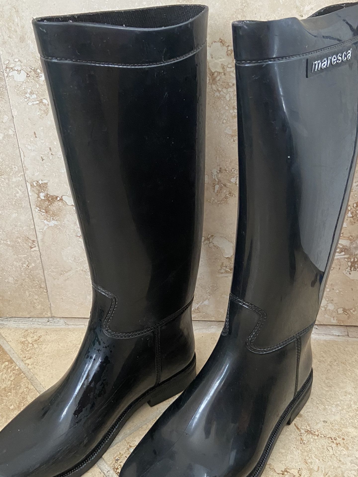 Maresca Rain Boots Size 6 (36) made In Italy