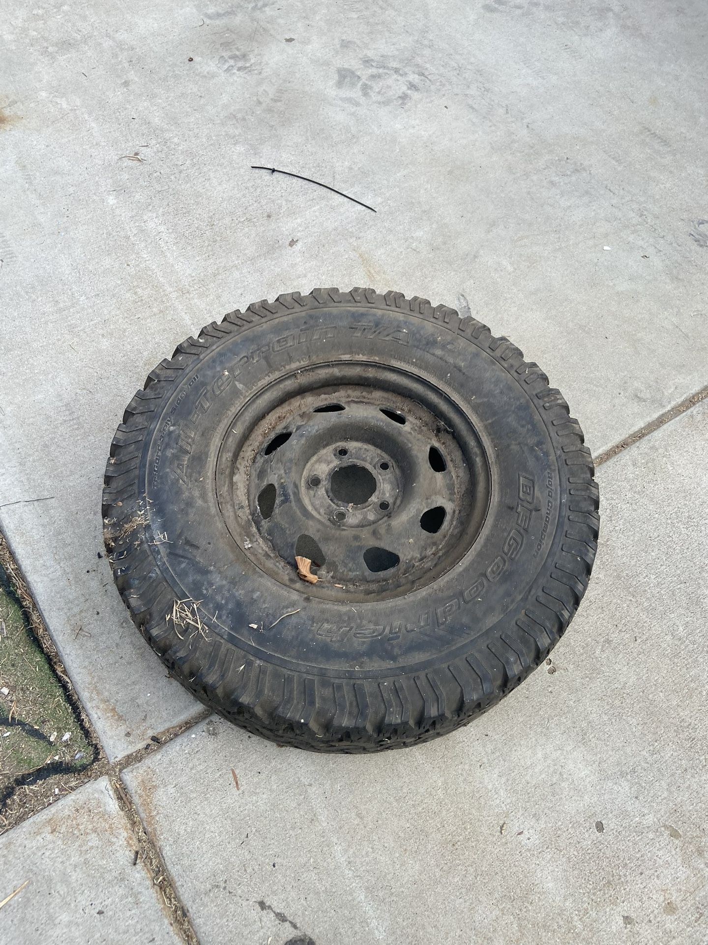 S-10 Zr2 Spare Tire