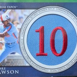 2012 Topps Retired Number Patch Andre Dawson