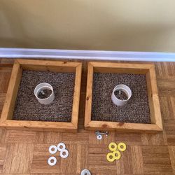 Washer Toss Outdoor Game, 18”x 18” Box / Good Condition, See all pictures posted/ Pickup in Lake Zurich