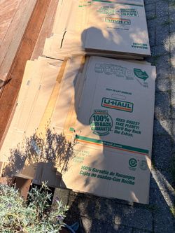 U-Haul boxes