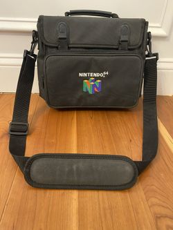 Authentic/Official Nintendo 64 N64 Padded Soft Carrying Case Travel Bag with Strap