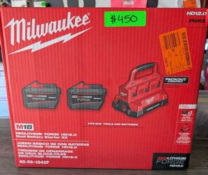 Milwaukee M18 Dual Battery Starter Kit