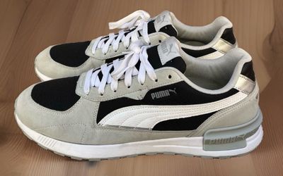 Puma Low-Top Sneakers Gray Black White