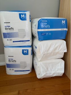 80 Adult Diapers McKesson size medium, heavy absorbency, unisex.