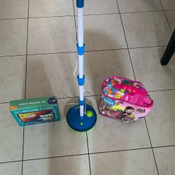 Children Toys And Crayons 