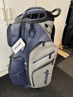 Brand New Wosofe Blue/grey 15 Slot Golf Cart Bag 