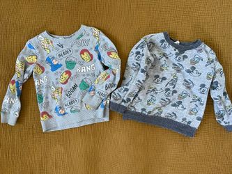 Boys Two Cotton on Sweatshirts Size 5