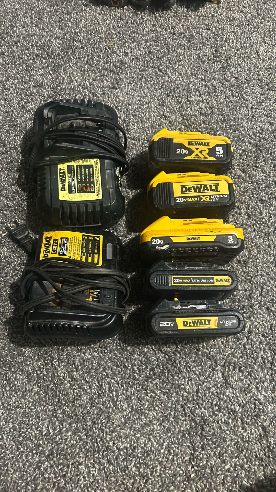 Dewalt Batteries And Chargers