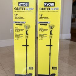 *Brand New* Ryobi ONE+ HP 18V Brushless Whisper Series 15 in. Cordless Battery String Trimmer (Tool Only)