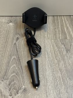 Belkin Wireless Apple iPhone Samsung Google Car Auto Phone Charger With Vent Mount  