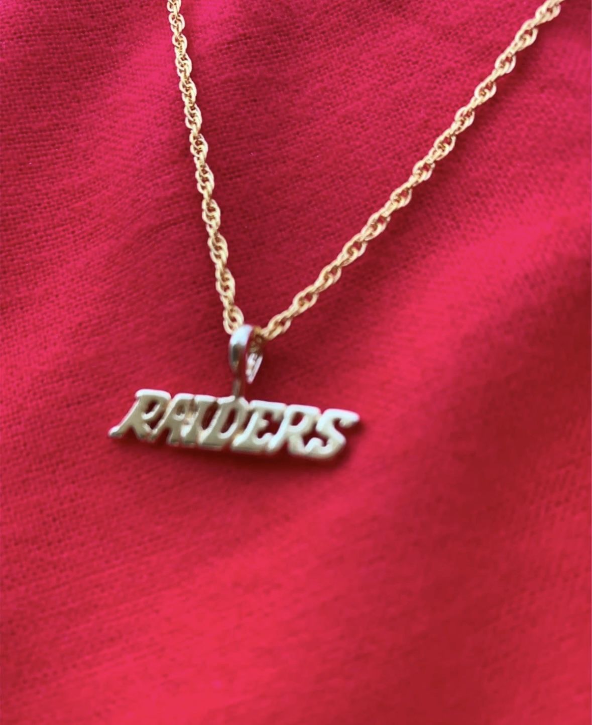 Raiders Pendant 14k