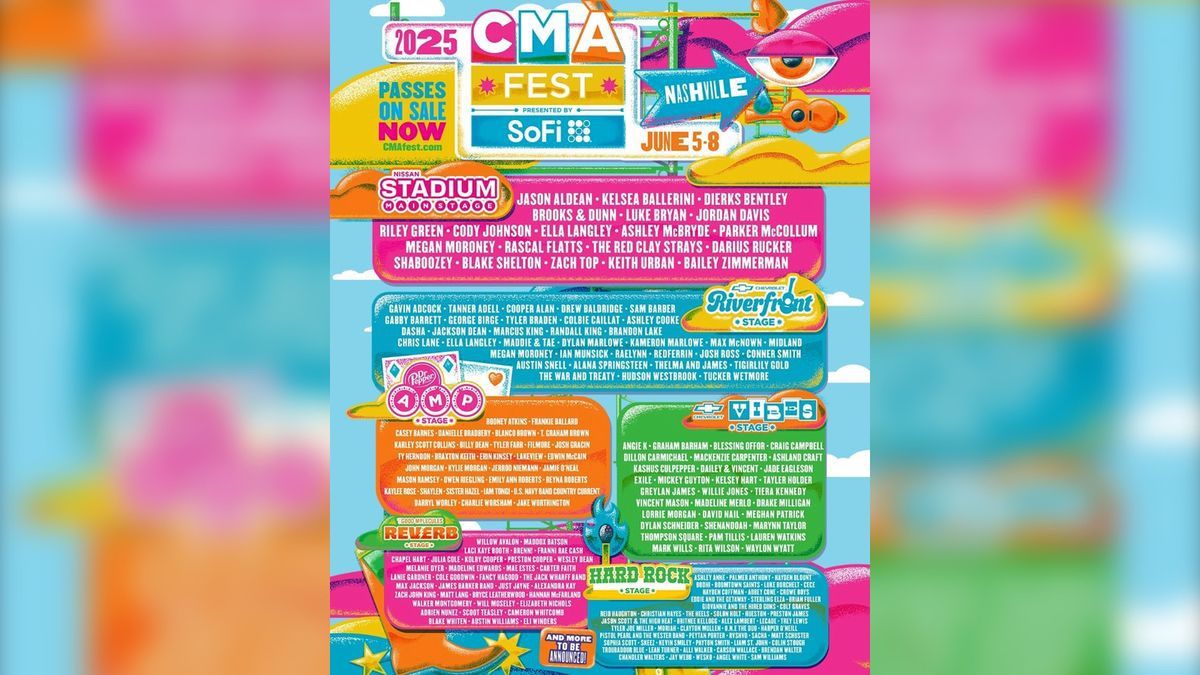 CMA Fest with Brooks & Dunn, Luke Bryan and many more - 4 Day Pass