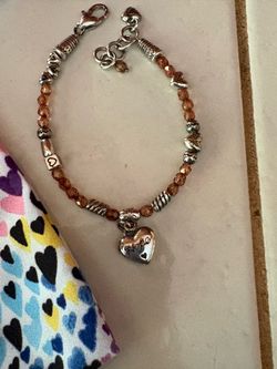 Brighton Bracelet with Hope Heart Charm
