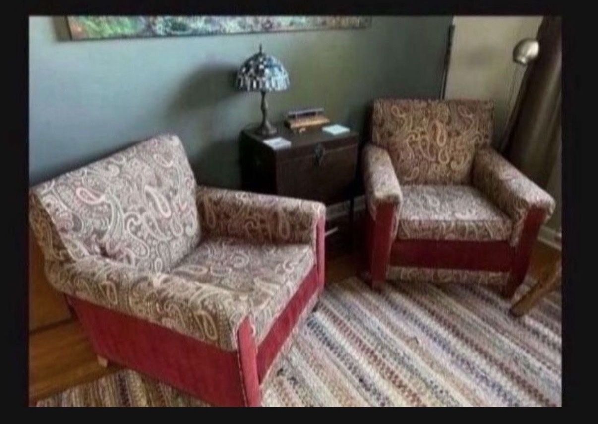 Upholstered Chairs- Qty 2