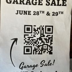 GARAGE SALE 