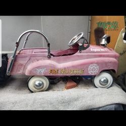 Vintage Fire Truck Pedal car  