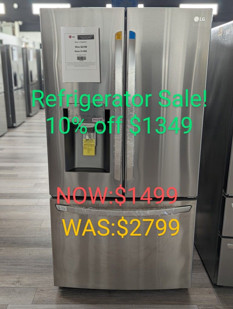 26cu French Door Refrigerator with External Water and Ice 