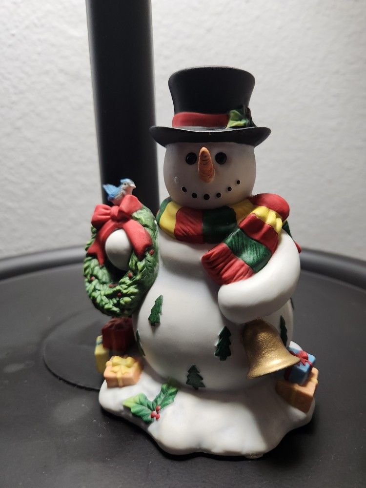Snowman Candle Holder