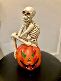 Skeleton- Jack-O Lantern Mukticolored Light