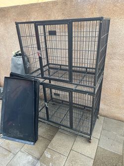 Large Heavy Duty Metal Dog Kennel Cage