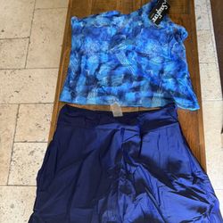 Swimsuit Skort Size Medium Women 