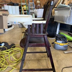 Eddie Bauer Wooden High Chair
