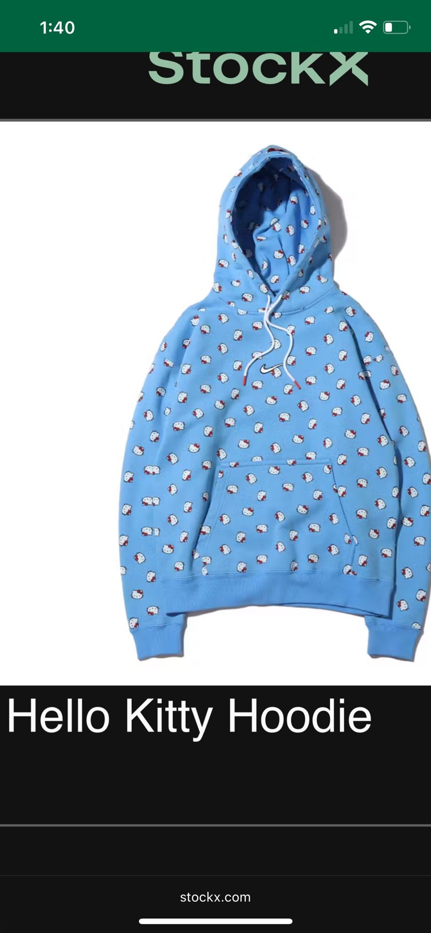 Hello Kitty X Nike Hoodie