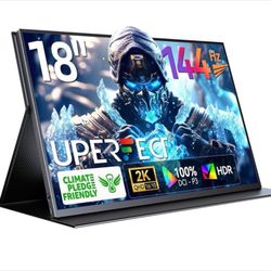 UPERFECT 2K 144Hz Portable Gaming Monitor 18"