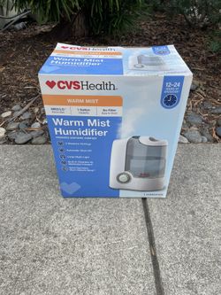 New Warm Mist Humidifier CVS box