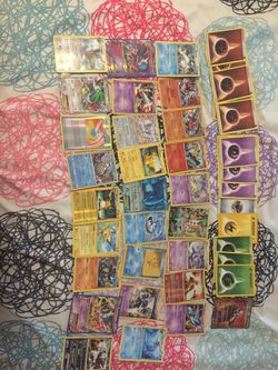 Stack of Pokemon Cards