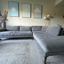 West Elm sofa