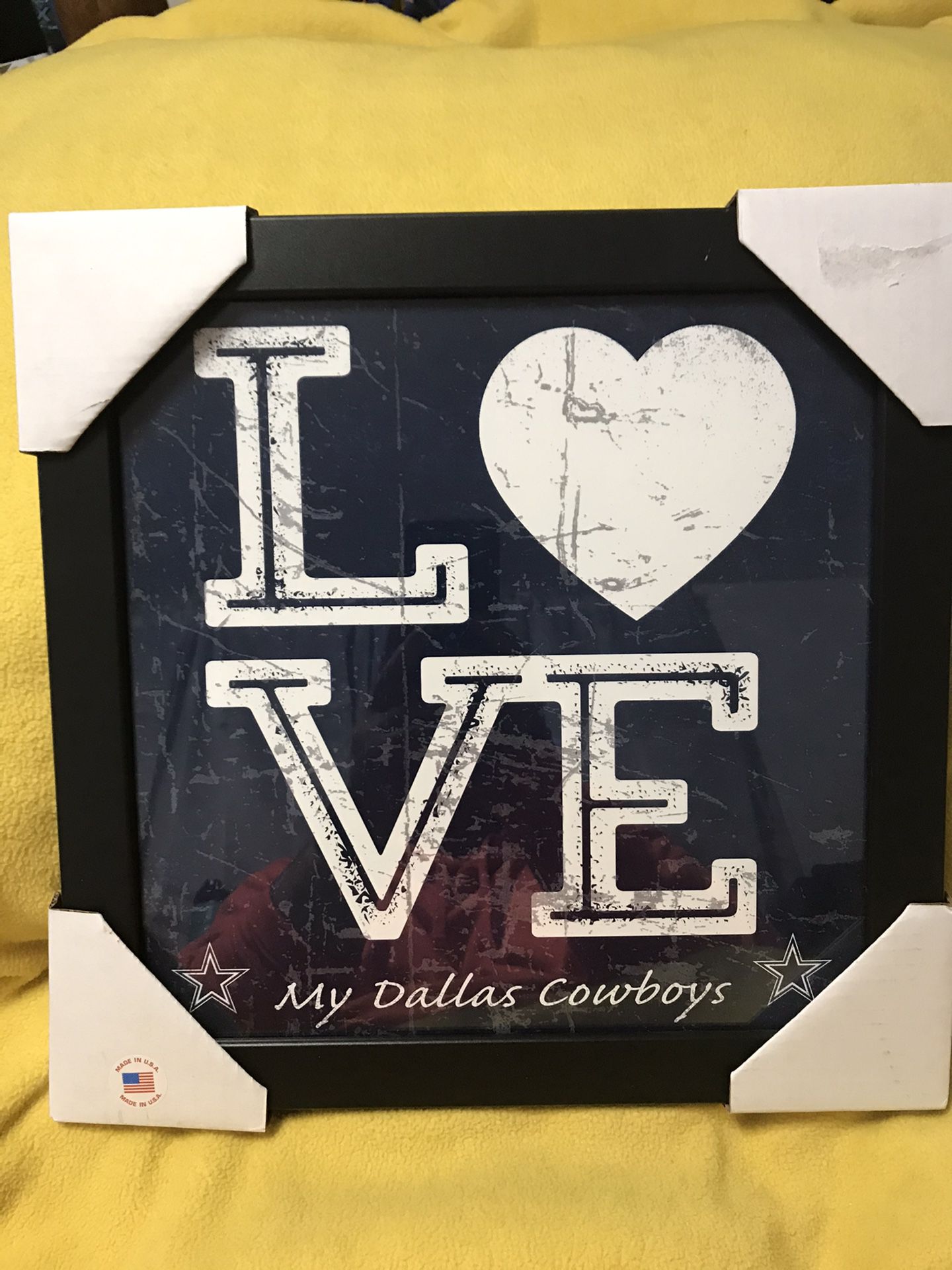 LOVE. My Dallas Cowboys Wall Hanging