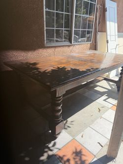 Free dinning table.