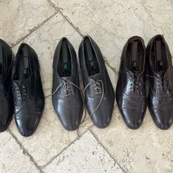 3 Pair Men’s Florsheim Dress Shoes Size 12