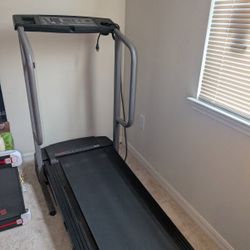 Black Grey Treadmill 
