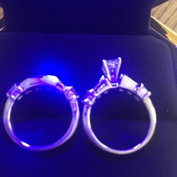 Beautiful Over 2 Carats Real diamonds From Zales, Princess And Baguettes Rarely Worn. 