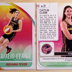 Caitlin Clark Fever WNBA Card Sunset
