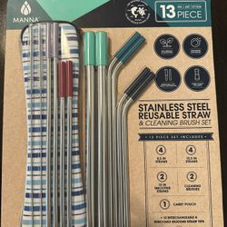 Stainless Steel Reusable Straws 