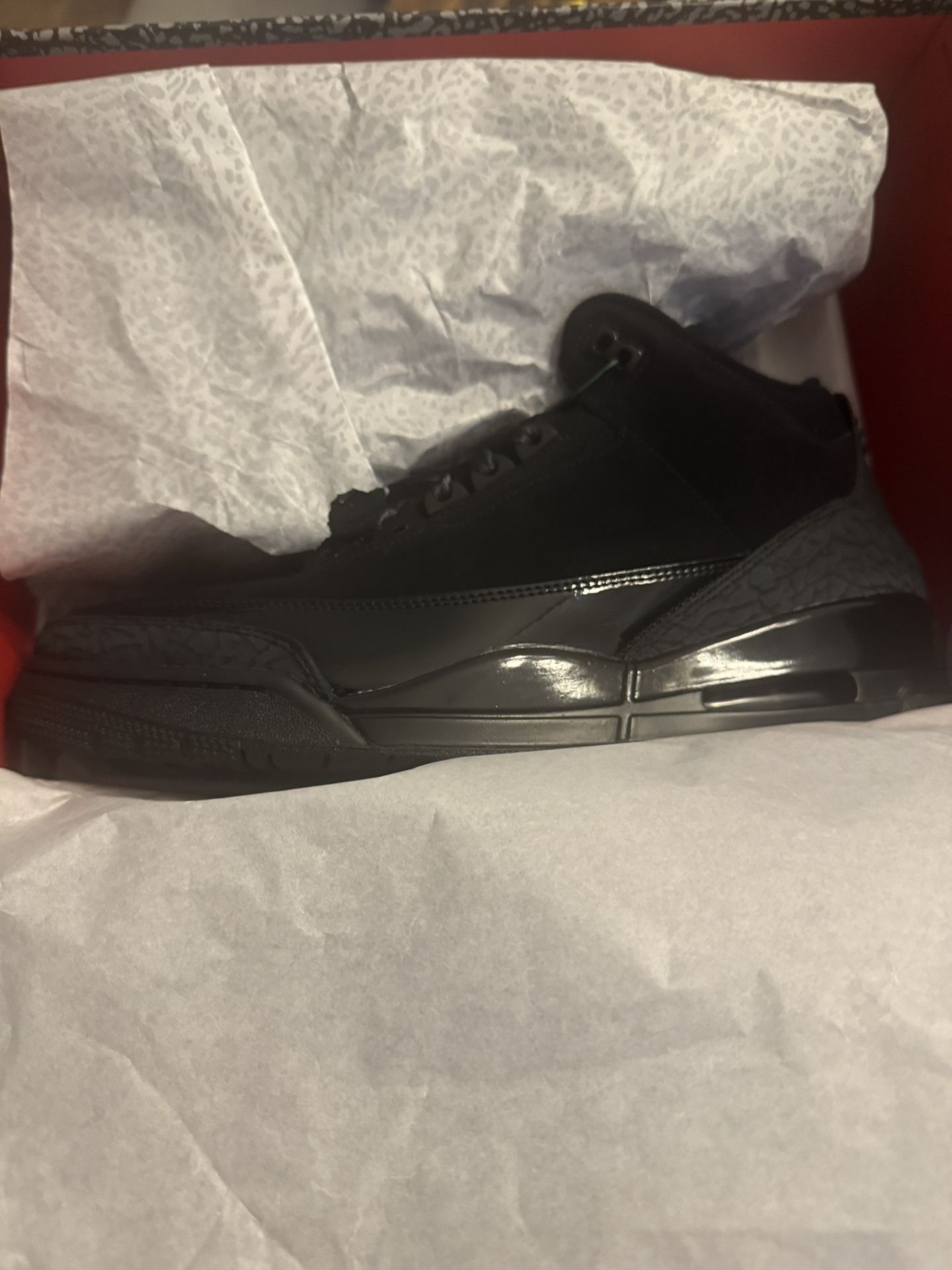 Jordan 3 Black Cats Size 12M