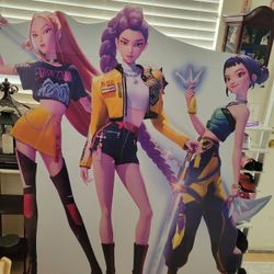 KPop Demon Hunters HUNTR/X Cardboard Cutout Standee